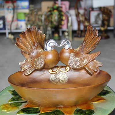 树脂和平鸽 洁雅摆件点亮生活空间