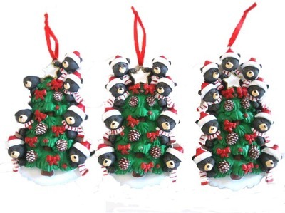 工艺品工厂直销 可订做可批发的树脂圣诞挂件与吊饰